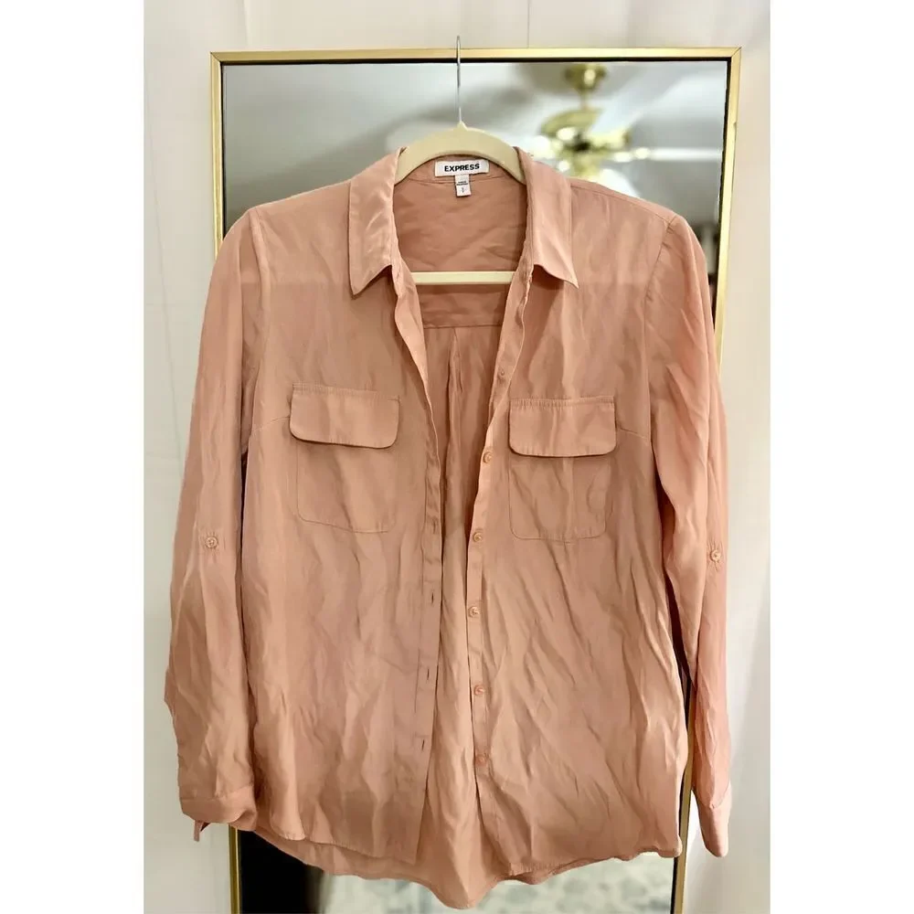Express Button Down Top - Picture 5 of 8